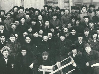 Слет стахановцев в с. Афанасьево, 1936 г.