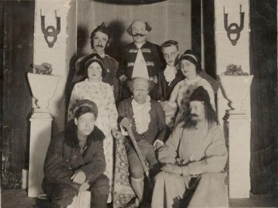 Участники спектакля «Крепостные». Фонды Афанасьевского краеведческого музея.