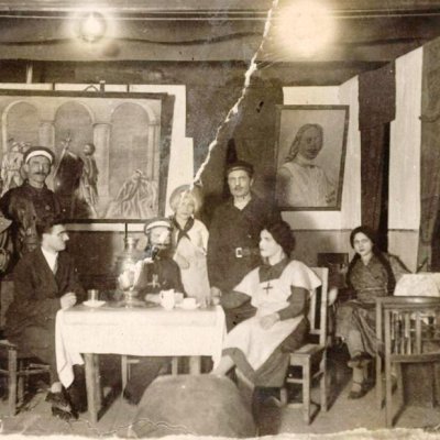 Сцена из спектакля «Разлом», Афанасьевский дом культуры. Фонды Афанасьевского краеведческого музея.