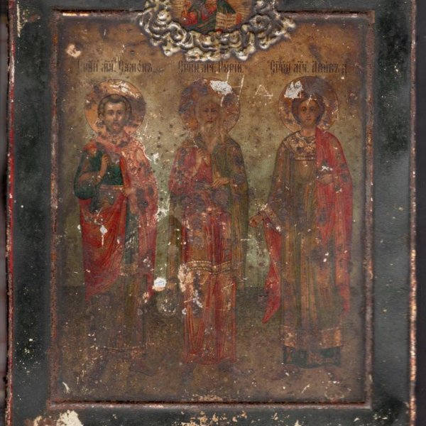 Икона "Гурий, Самон и Авив"