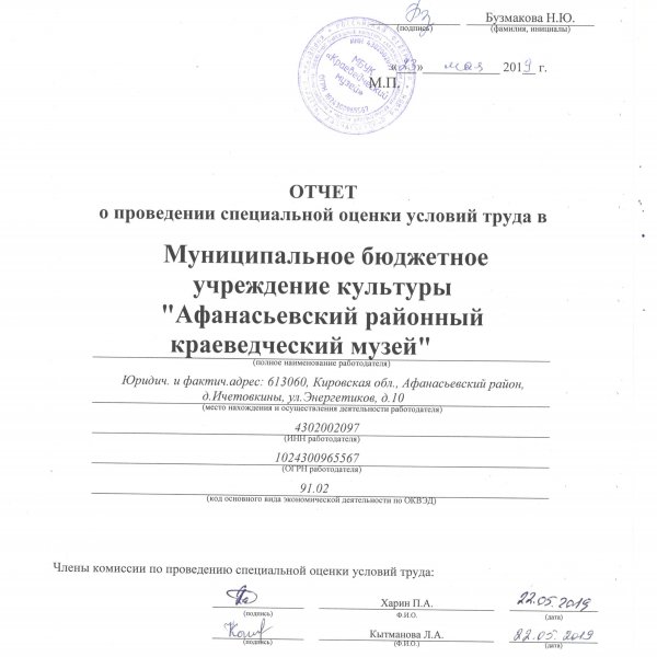 Отчет СНОУТ